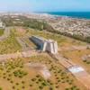Vista aérea del Museo Faro a Colón en Santo Domingo, República Dominicana.