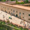 Vista aérea del Alcázar de Colón en Santo Domingo, República Dominicana.